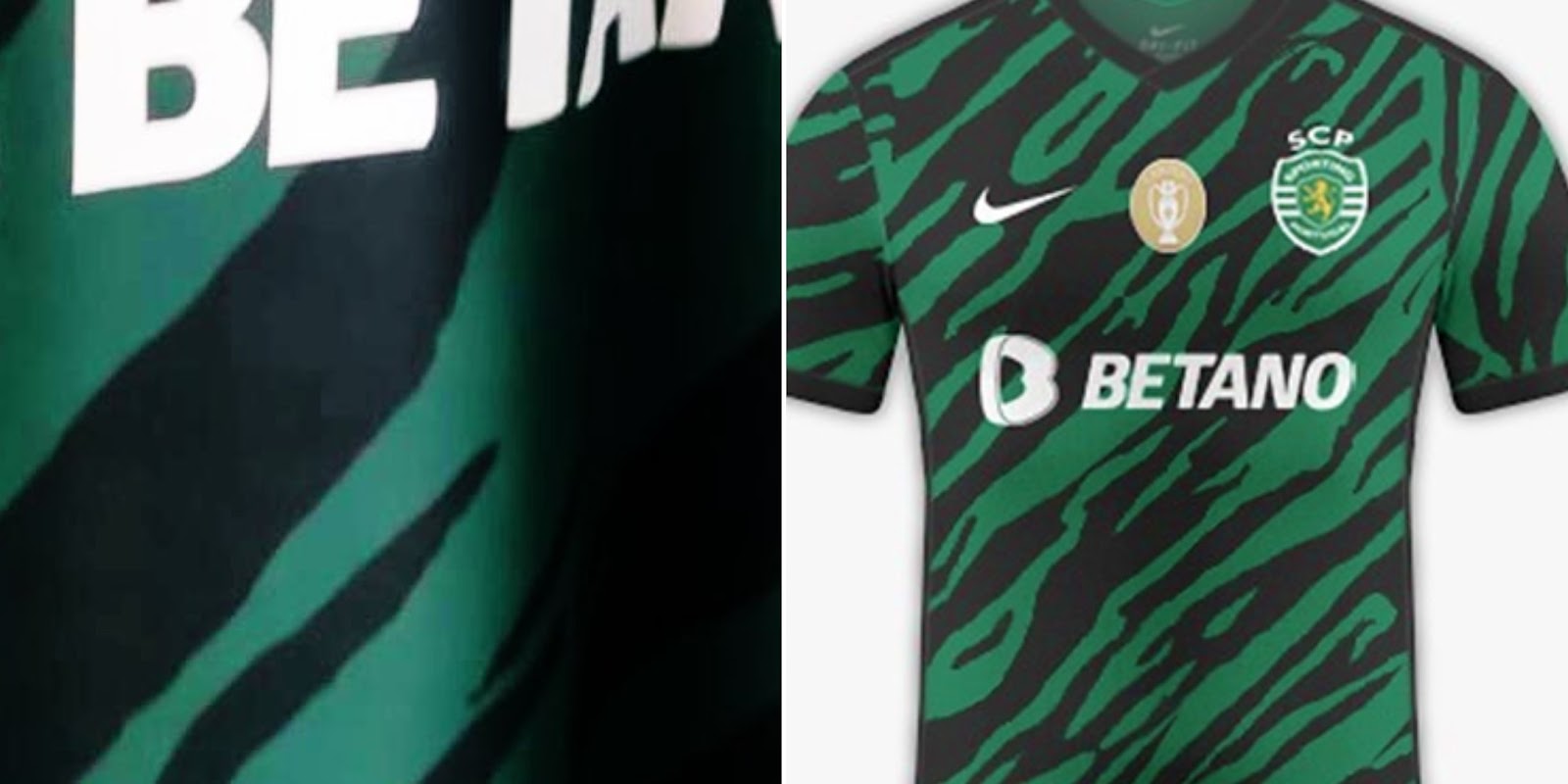 Camisola sporting club alternativa e terceiro 2021 22 Camisas de